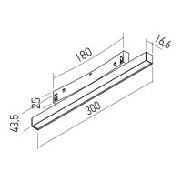 XNET LINEAR LIGHT FITTING for CURVED PRO
