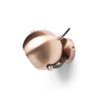 AGNETA přisazená česaná měď/černá 230V E27 40W RENDL R13896