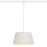 BUCKY 40 pro tříokr. lištu bílá/šedá kov 230V E27 28W RENDL R13859