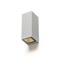 DESMOND II nástěnná stříbrnošedá 230V GU10 2x35W IP44 RENDL R13610