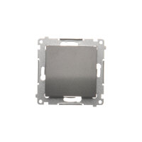 Přepínač křížový, řazení 7, 10AX, 250V~, antracit mat, metalizované DW7.01/X/48