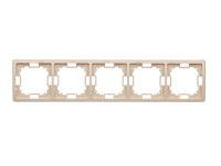 Rámeček 5-násobný, Béžový KONTAKT SIMON BMR5/12