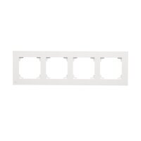 Rámeček 4 násobný bílá antibakteriální KONTAKT SIMON TR4/AB111