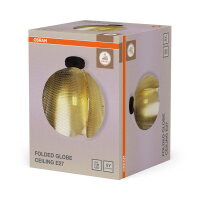 DECOR FOLDED GLOBE CEILING E27 GD OSRAM