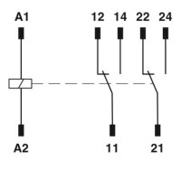 REL-SR- 24DC/2X21/FG Bezpečnostní relé 2908777