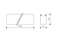 PANLUX Kancelářské svítidlo LINEAR EVO LED 35W 4000K 60° bílá PANLUX PN21300006