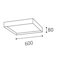 Stropní svítidlo MILO 60, W ZIGBEE TW 60W 2700K-4000K bílá LED2 1272371ZBTW