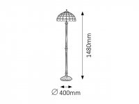 Marvel E27 2x 60W IP20 bronz RABALUX 8078