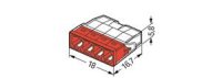 Spojovací krabicová svorka COMPACT 4x 0,5-2,5 mm2 WAGO 2273-204