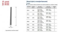 Jímací tyče s rovným koncem JP 15 (rovná) pr. 16, AlMgSi Kovoblesk 24815