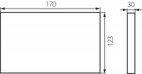 Ochranná mřížka k reflektoru 500W GRID-ZW3-L500 72115 Kanlux