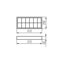 Zářivkové svítidlo RSTR N 218 NT-EVG MILEDO 31045 Kanlux (starý kód 30003)