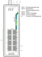 Průmyslový switch 8 portů 100Base-TX černá WAGO 852-102