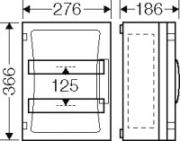 Jističová skříň ENYSTAR 24 modulových jednotek HENSEL FP 1215