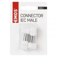 Konektor IEC vidlice šroubovací úhlový EMOS K1451.2