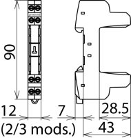 Základní díl pro BLITZDUCTOR XT DEHN 920300