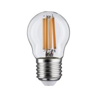 LED kapka 6,5 W E27 čirá teplá bílá PAULMANN 28654