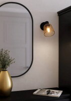 Bodové svítidlo COSLADA E27 černá/mosaz 1X40W IP20 EGLO 900693