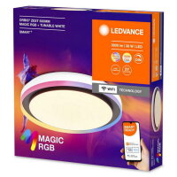 LEDVANCE Smart+ Orbis Ceiling ZEST MAGIC RGB 500mm Black