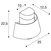 PHOTONI nástěnné přisazené svítidlo, kónické, 1x max. 13 W, E27, rezavé
