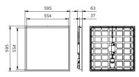 LED panel PHILIPS RC132V G6 29_36_43S/830_40 PSD W60L60 OC