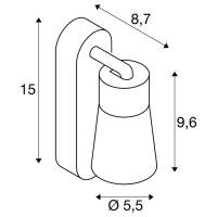 PURI 2.0 Cone, nástěnné a stropní svítid