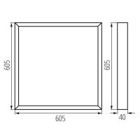 BLINGO NT 34W 6060 Panel LED