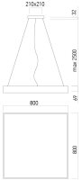 XPILL SQ. PANEL 80W 220-240V AC 4000K CR