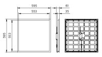 LED panel PHILIPS RC132V G6 36S/840 PSU W60L60 OC BN6