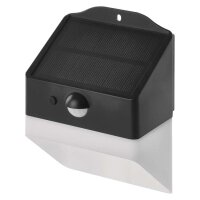 Solární LED svítidlo LUNIS s pohybovým čidlem, černé, neutrální bílá EMOS ZG151S