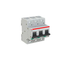 S803N-D25 jistič 3P char. D 25A s klecovou svorkou Icu 36kA ABB 2CCS893001R0251
