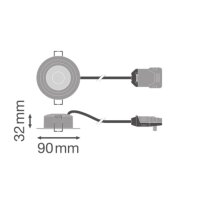 SPOT COMBO FIRE RATED FIX FPFIX E 5W MC827 DIM IP65 WT LEDVANCE 4099854459849