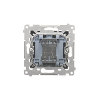 Spínač dvojpólový, řazení 2, 16AX 250V~, černá matná KONTAKT SIMON DW2A.01/49