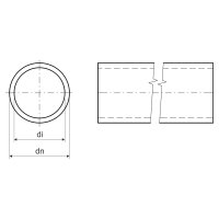 Chránička optického kabelu HDPE bezhalogenová pr. 40 mm, 750N/20cm, tmavě šedá