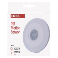 PIR senzor (pohybové čidlo) IP20 2000W, bílý EMOS G1150
