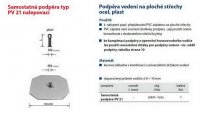 Podpěra samostatná PV 21 nalepovací Kovoblesk 26833