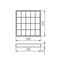 Zářivkové svítidlo RSTR N 418 NT-EVG MILEDO 31043 Kanlux (starý kód 30001)