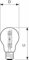 Philips Žárovka Halogen Classic 140W E27 230V A55 1CT/15 SRP