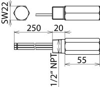 Svodič přepětí DEHNpipe 929963