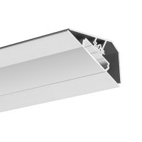LED profil rohový KLUŚ LOC-30 stříbrná anoda 1m ALUMIA 18015|1m