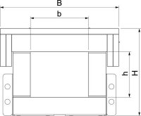 OBO PLCS D060810 Protipožární kanál PYROLINE Con EI30-EI60 1000x100x80 šedá