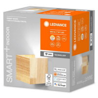 Nástěnné svítidlo LEDVANCE SMART WIFI ORBISW WOOD  110X110TWWD