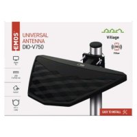 Anténa univerzální VILLAGE DIO-V750, DVB-T2, filtr LTE/4G/5G EMOS J0801