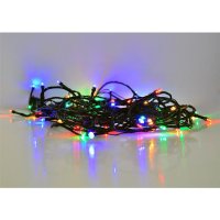 LED venkovní vánoční řetěz 100 LED 10m přívod 3m 8 funkcí časovač IP44 1V101-M
