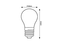 Světelný zdroj Filament LED, E27 A60, 7W, 1520lm, 3000K RABALUX 79019