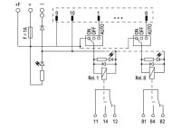 propojovací modul pro systémovou kabeláž, Konektor dle DIN 41651 10pól.