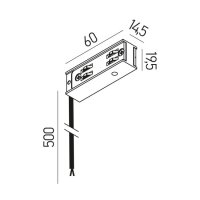XNET POWER SUPPLY ELEMENT with 0.5m CABL