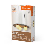 Závěsné svítidlo LEDVANCE Decor Concrete Nest Pendant 3XG9 Grey