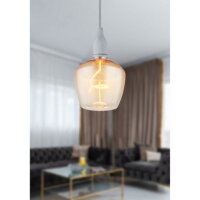 LED BULB LED žárovka, sklo jantarové, o:
