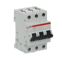 S203M-K50 3 fázový jistič 50 A char. K 10kA ABB 2CDS273001R0577